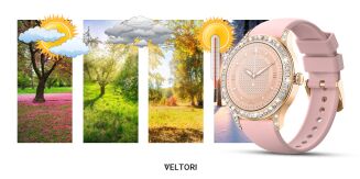 Smartwatch Damski VELTORI VT360-1 Różowy Pasek Silikonowy - 18