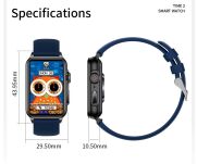 Smartwatch Damski RUBICON RNCF06 Black/Dark Blue SMARUB220 - 15