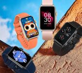 Smartwatch Damski RUBICON RNCF06 Black/Dark Blue SMARUB220 - 4