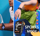 Smartwatch Damski RUBICON RNCF06 Black/Dark Blue SMARUB220 - 6