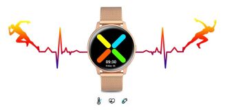 Damski SMARTWATCH G.Rossi SW015-4 Różowe złoto - 10