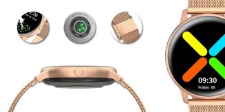 Damski SMARTWATCH G.Rossi SW015-4 Różowe złoto - 9