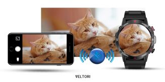 Smartwatch VELTORI VT110-1 Czarny Pasek Silikonowy - 13