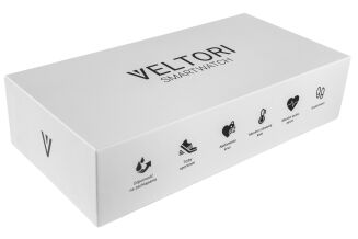 Smartwatch VELTORI VT110-1 Czarny Pasek Silikonowy - 19