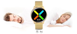 Damski SMARTWATCH G.Rossi SW015-5 Złoty - 11