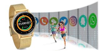 Damski SMARTWATCH G.Rossi SW015-5 Złoty - 14