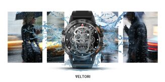 Smartwatch VELTORI VT120-1 Czarny Pasek Silikonowy - 22