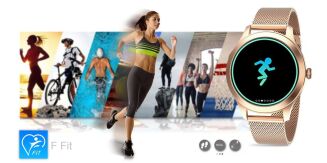 Damski SMARTWATCH G.Rossi SW014G-2 Różowe złoto - 20