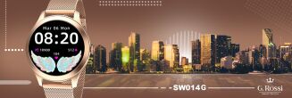 Damski SMARTWATCH G.Rossi SW014G-2 Różowe złoto - 8