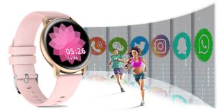 Damski SMARTWATCH G.Rossi SW015-2 Różowy - 13