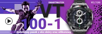 Smartwatch VELTORI VT100-1 + Czarny Pasek Silikonowy + Czarny Eko Skóra - 13