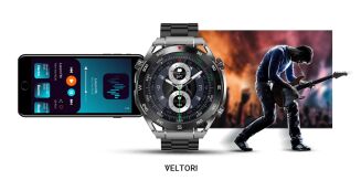 Smartwatch VELTORI VT100-1 + Czarny Pasek Silikonowy + Czarny Eko Skóra - 25