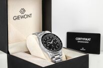 Zegarek Męski Giewont Chronograph Sapphire Srebrno Czarny GW3520-B2 - 7