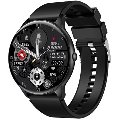 Smartwatch VELTORI VT160-1 Czarny Pasek Silikonowy
