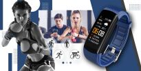 Smartwatch GIEWONT Czarno Granatowy 2 Paski GW200-6 - 5