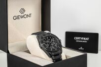 Zegarek Męski Giewont Chronograph Sapphire Czarno Tytanowy GW3970-B1 - 7