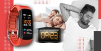 Smartwatch GIEWONT Czarno Czerwony 2 Paski GW200-1 - 7