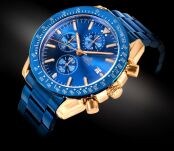 Zegarek Męski Giewont Chronograph Sapphire Niebiesko Miedziany GW8720-B5 - 2