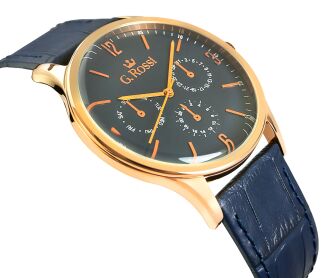 Zegarek Męski G.Rossi 10737A-6F3 + BOX - 2