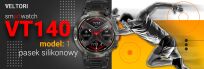 Smartwatch VELTORI VT140-1 Czarny Pasek Silikonowy - 8